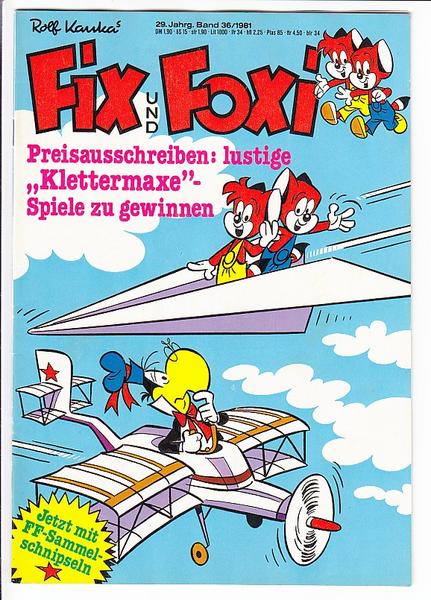 Fix und Foxi: 29. Jahrgang - Nr. 36