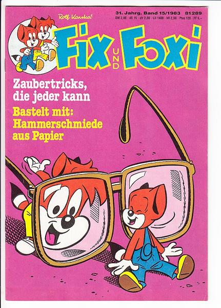 Fix und Foxi: 31. Jahrgang - Nr. 15