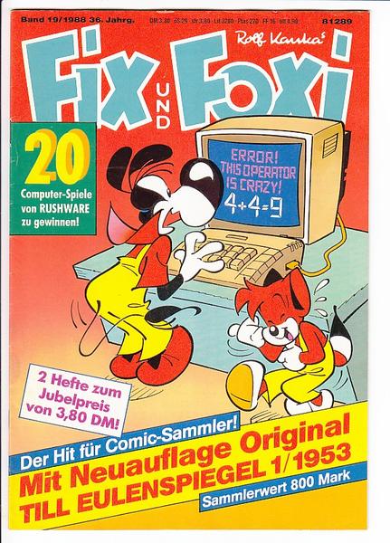 Fix und Foxi: 36. Jahrgang - Nr. 19