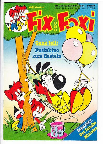 Fix und Foxi: 32. Jahrgang - Nr. 34