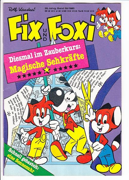 Fix und Foxi: 28. Jahrgang - Nr. 39