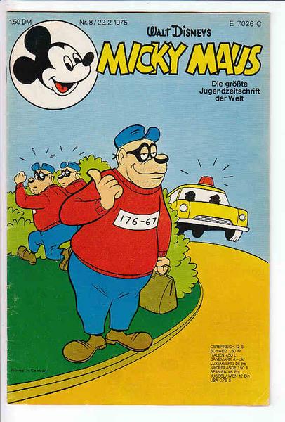 Micky Maus 1975: Nr. 8: