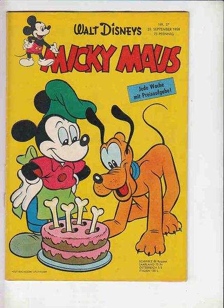 Micky Maus 1958: Nr. 37: