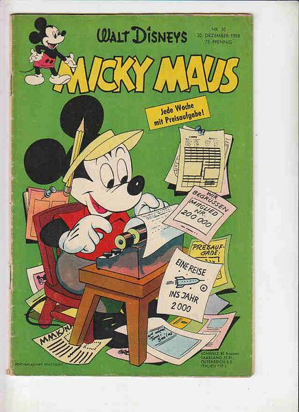 Micky Maus 1958: Nr. 50: