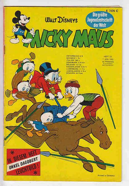 Micky Maus 1969: Nr. 23: