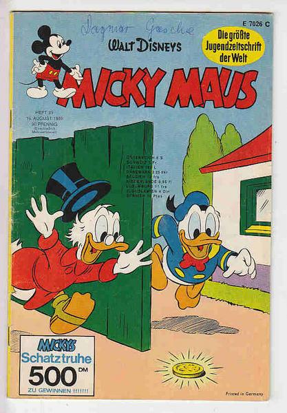 Micky Maus 1969: Nr. 33: