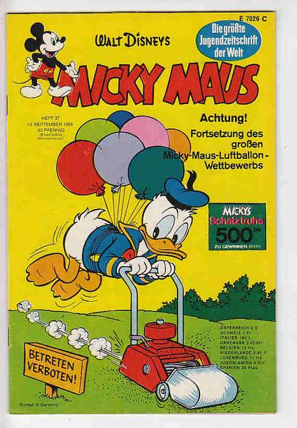Micky Maus 1969: Nr. 37: