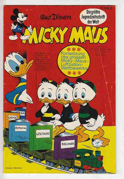 Micky Maus 1969: Nr. 38: