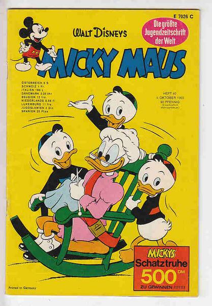 Micky Maus 1969: Nr. 40: