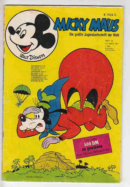 Micky Maus 1971: Nr. 13: