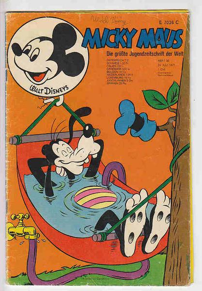 Micky Maus 1971: Nr. 30: