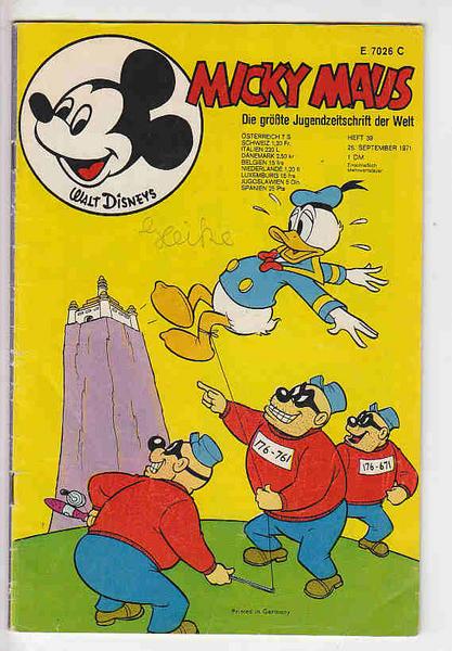 Micky Maus 1971: Nr. 39: