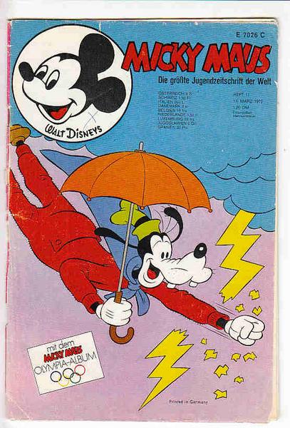 Micky Maus 1972: Nr. 11: