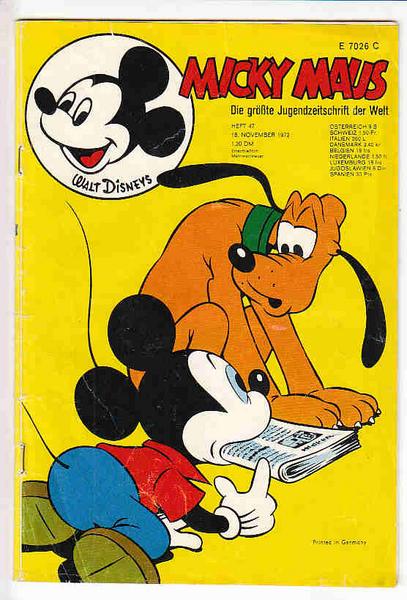 Micky Maus 1972: Nr. 47: