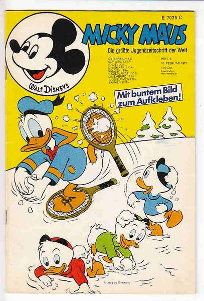 Micky Maus 1973: Nr. 6: