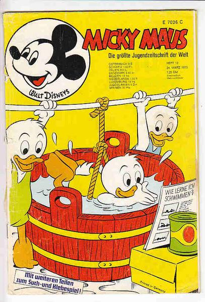 Micky Maus 1973: Nr. 12: