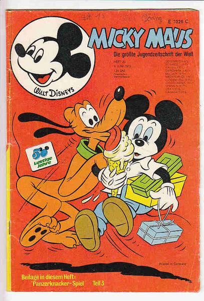 Micky Maus 1973: Nr. 23: