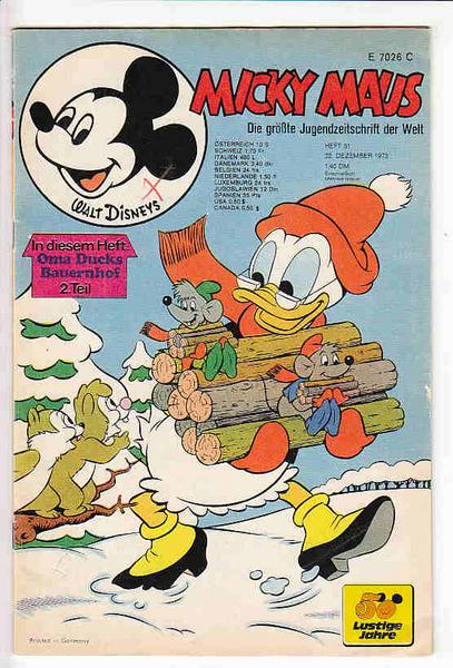 Micky Maus 1973: Nr. 51: