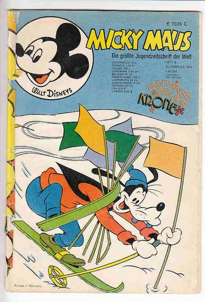 Micky Maus 1974: Nr. 8: