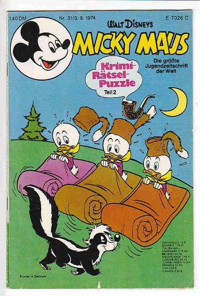 Micky Maus 1974: Nr. 31: