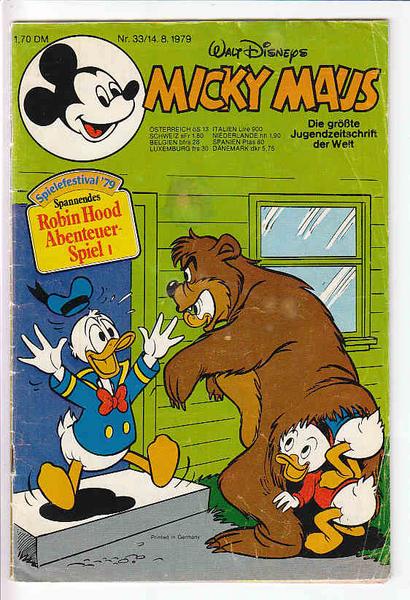 Micky Maus 1979: Nr. 33:
