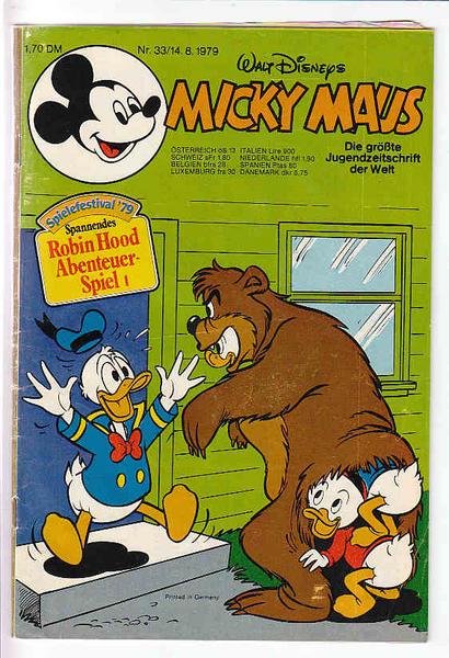 Micky Maus 1979: Nr. 33: