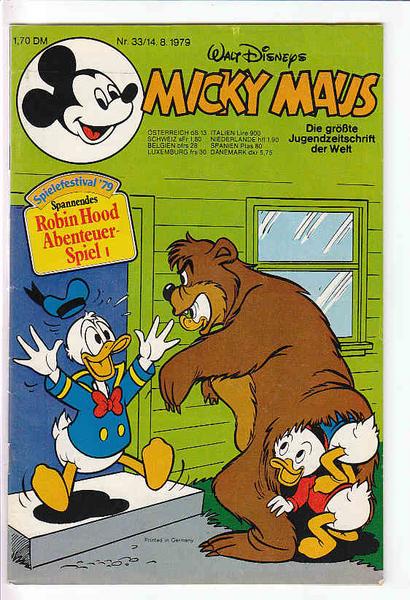 Micky Maus 1979: Nr. 33: