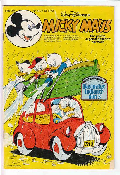 Micky Maus 1979: Nr. 40: