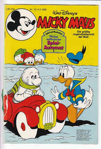 Micky Maus 1980: Nr. 10: