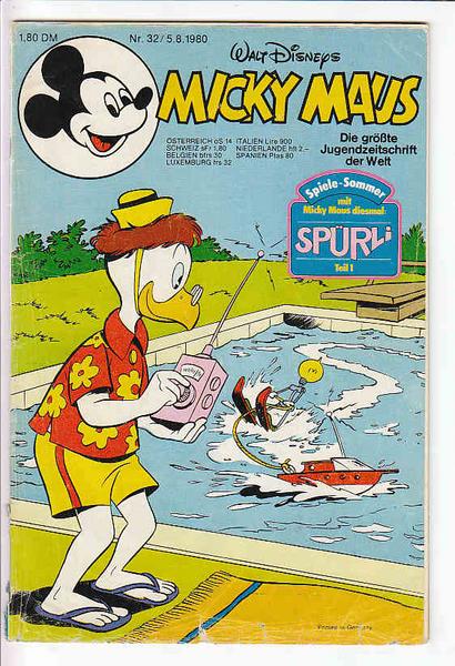 Micky Maus 1980: Nr. 32: