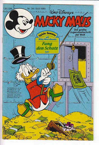 Micky Maus 1980: Nr. 34: