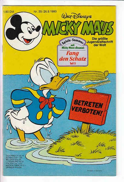 Micky Maus 1980: Nr. 35: