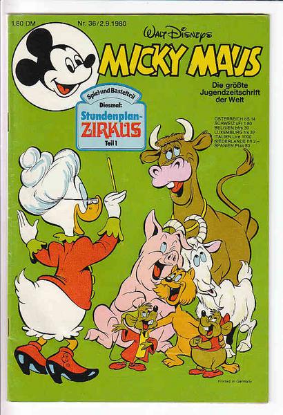 Micky Maus 1980: Nr. 36: