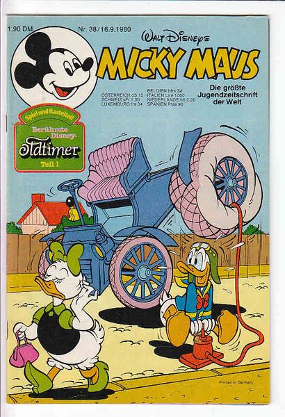 Micky Maus 1980: Nr. 38: