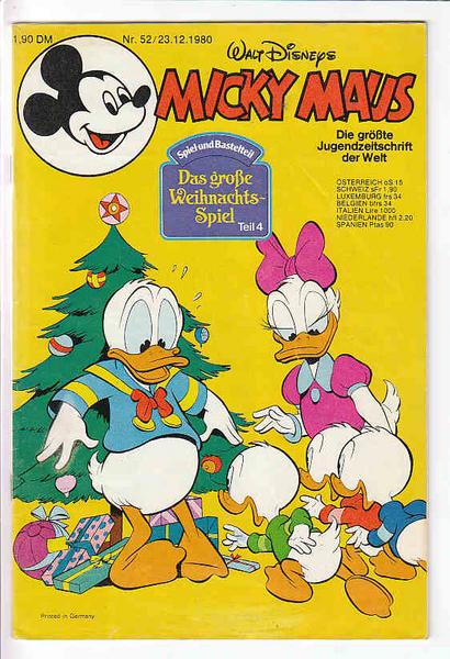 Micky Maus 1980: Nr. 52: