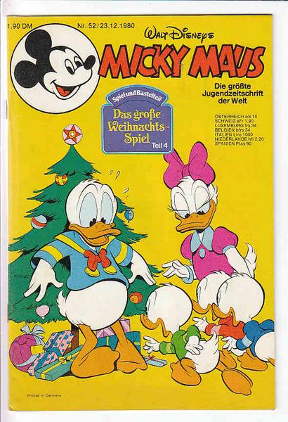 Micky Maus 1980: Nr. 52: