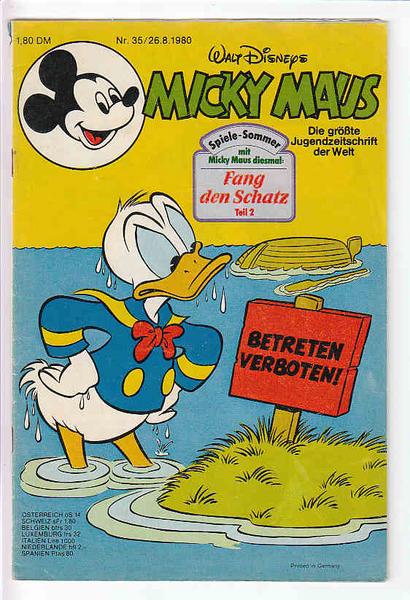 Micky Maus 1980: Nr. 35: