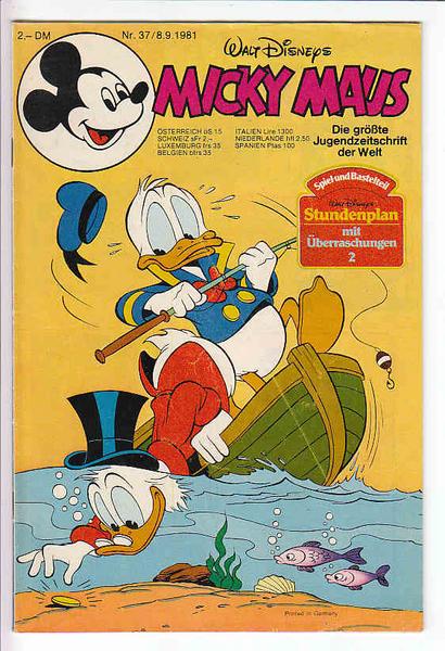 Micky Maus 1981: Nr. 37: