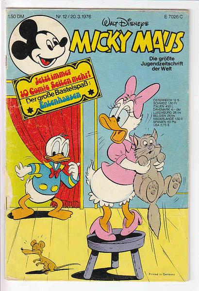 Micky Maus 1976: Nr. 12: