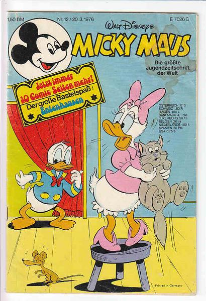 Micky Maus 1976: Nr. 12: