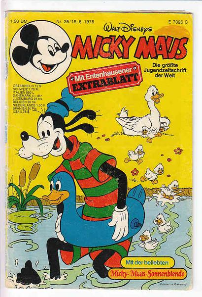 Micky Maus 1976: Nr. 25: