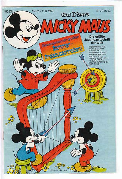 Micky Maus 1975: Nr. 31: