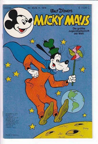 Micky Maus 1974: Nr. 45: