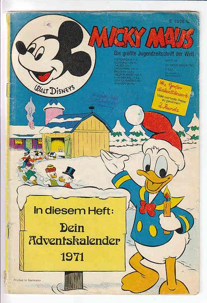 Micky Maus 1971: Nr. 48: