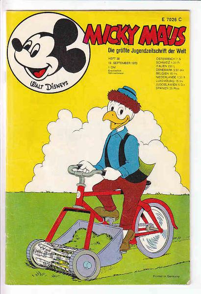 Micky Maus 1970: Nr. 38: