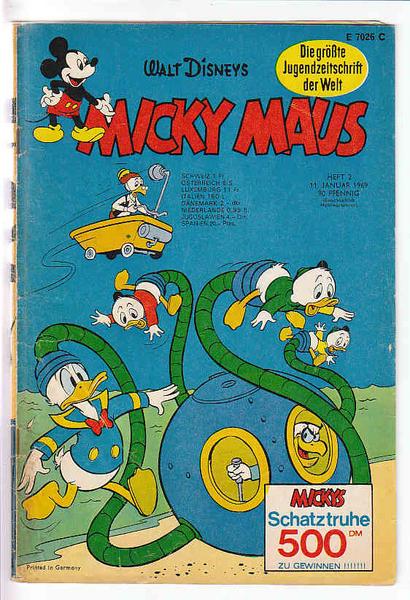 Micky Maus 1969: Nr. 2: