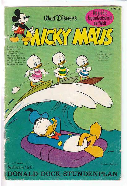 Micky Maus 1969: Nr. 34: