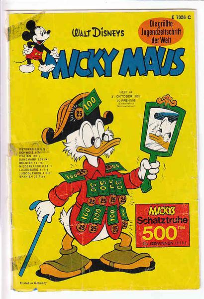 Micky Maus 1969: Nr. 44: