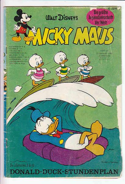 Micky Maus 1969: Nr. 34: