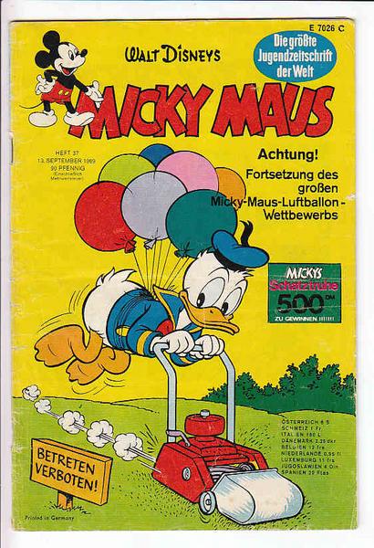 Micky Maus 1969: Nr. 37: